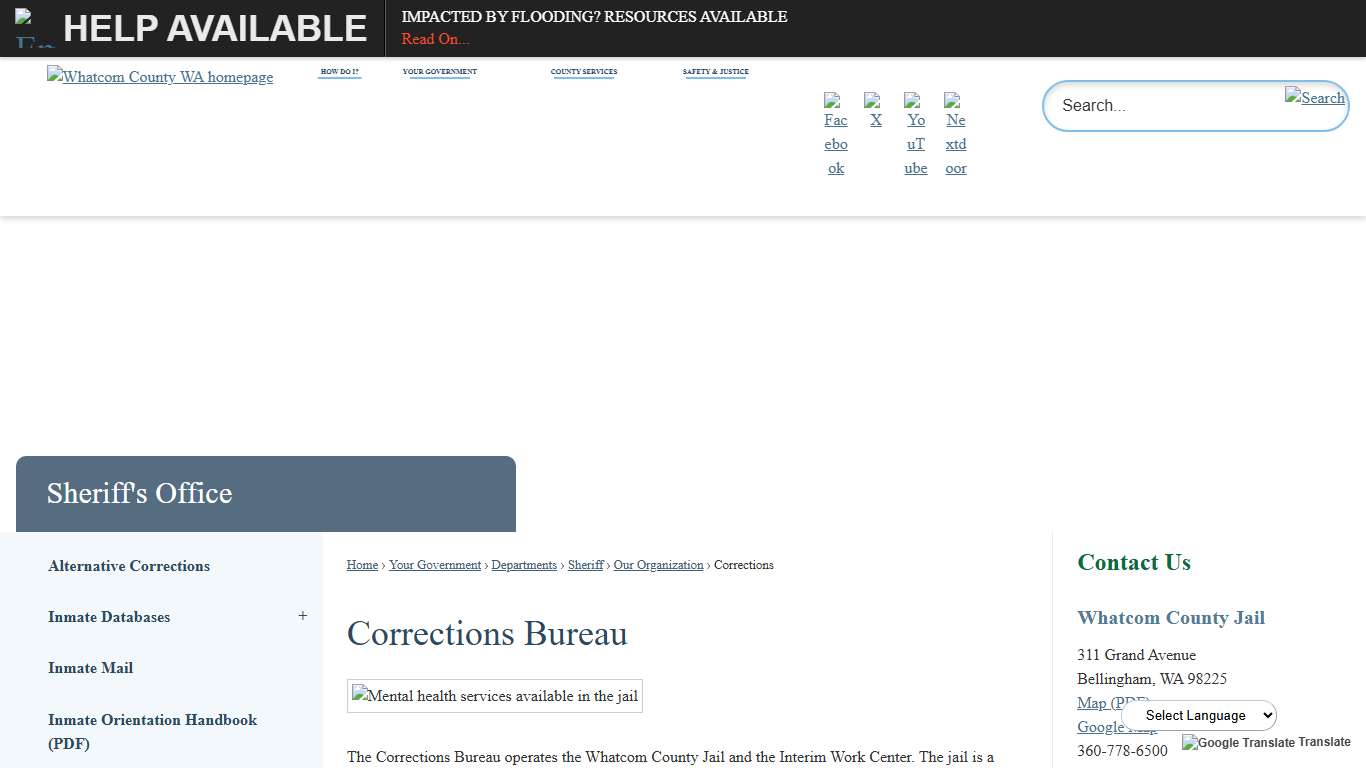 Corrections Bureau | Whatcom County, WA - Official Website