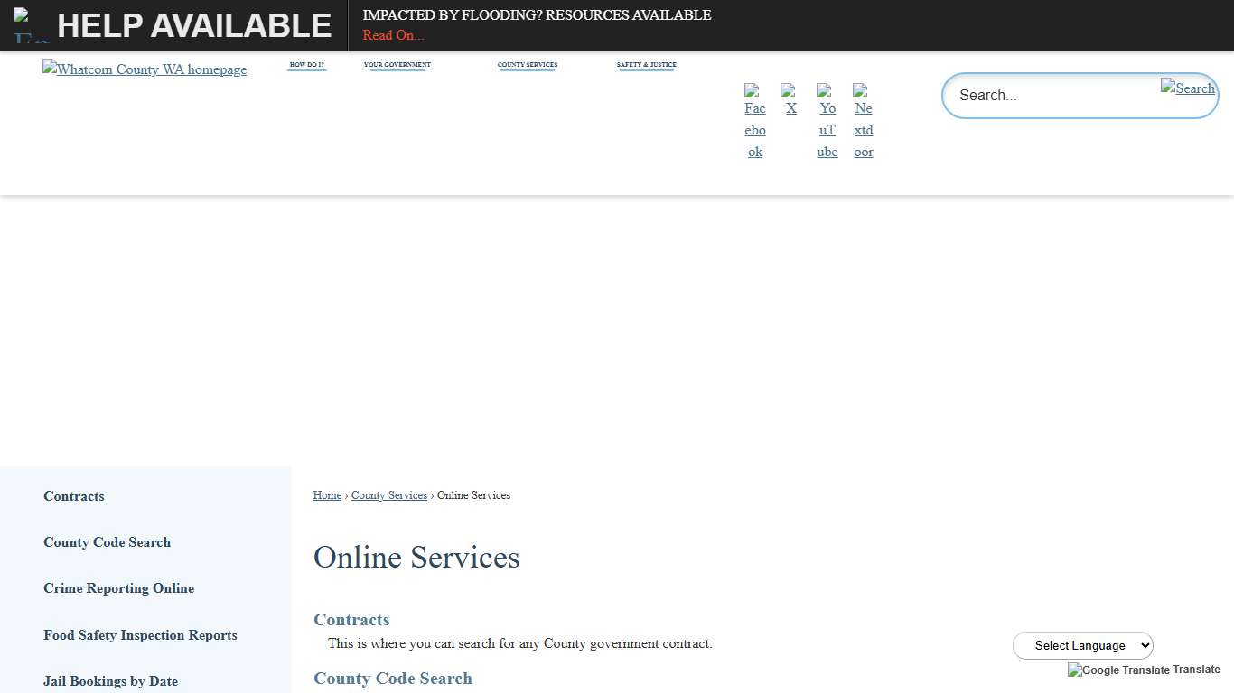 Online Services | Whatcom County, WA - Official Website